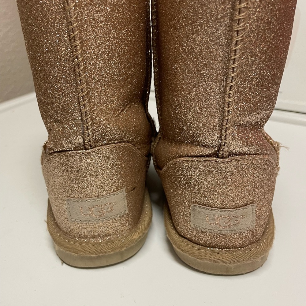 UGG Glittery Tan Boots Bundle